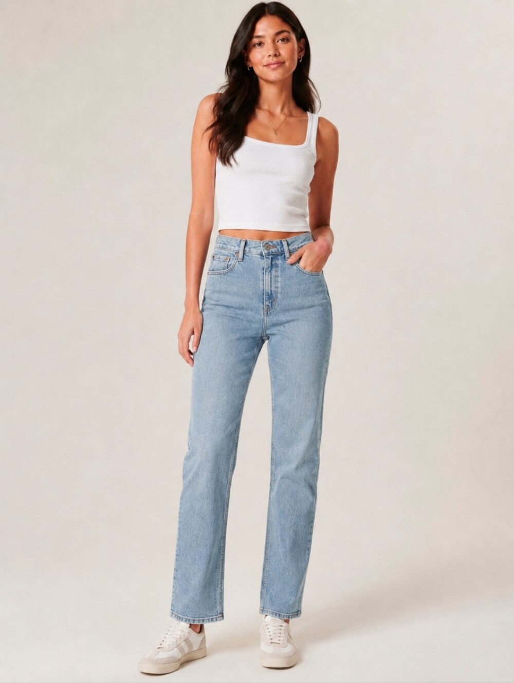 ❤️ NWOT! ABERCROMBIE & FITCH CURVE LOVE 90'S STRAIGHT ULTRA HIGH RISE JEANS, 12L